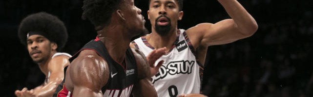  巴特勒关键盖帽热火险胜篮网迎来三连胜