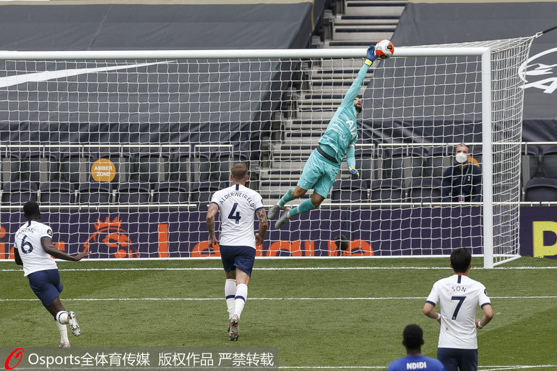  孙兴慜造乌龙+助攻热刺主场完胜水晶宫重返前六